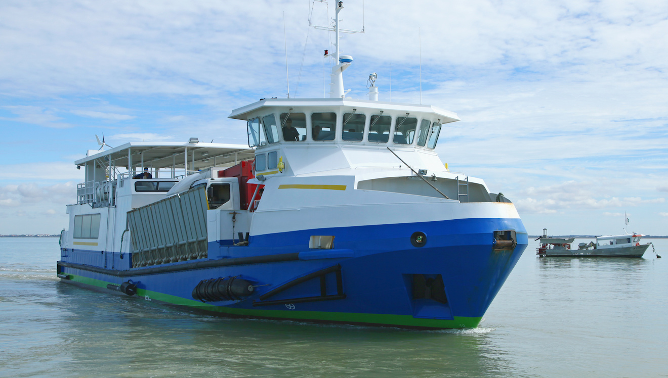 Le bac pour l'Ile d'Aix en Charente-Maritime