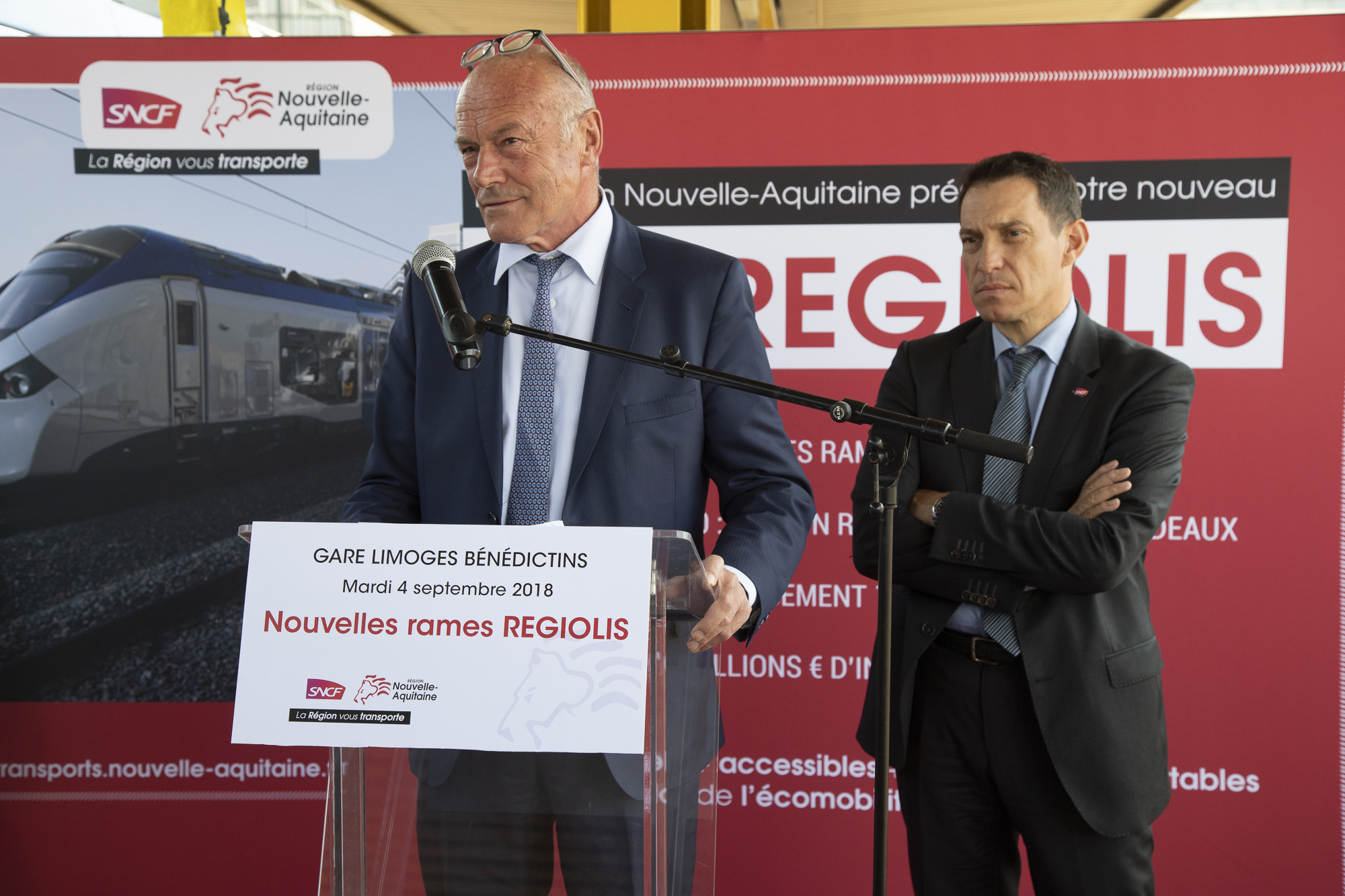 Inauguratiin des rames Régiolis
