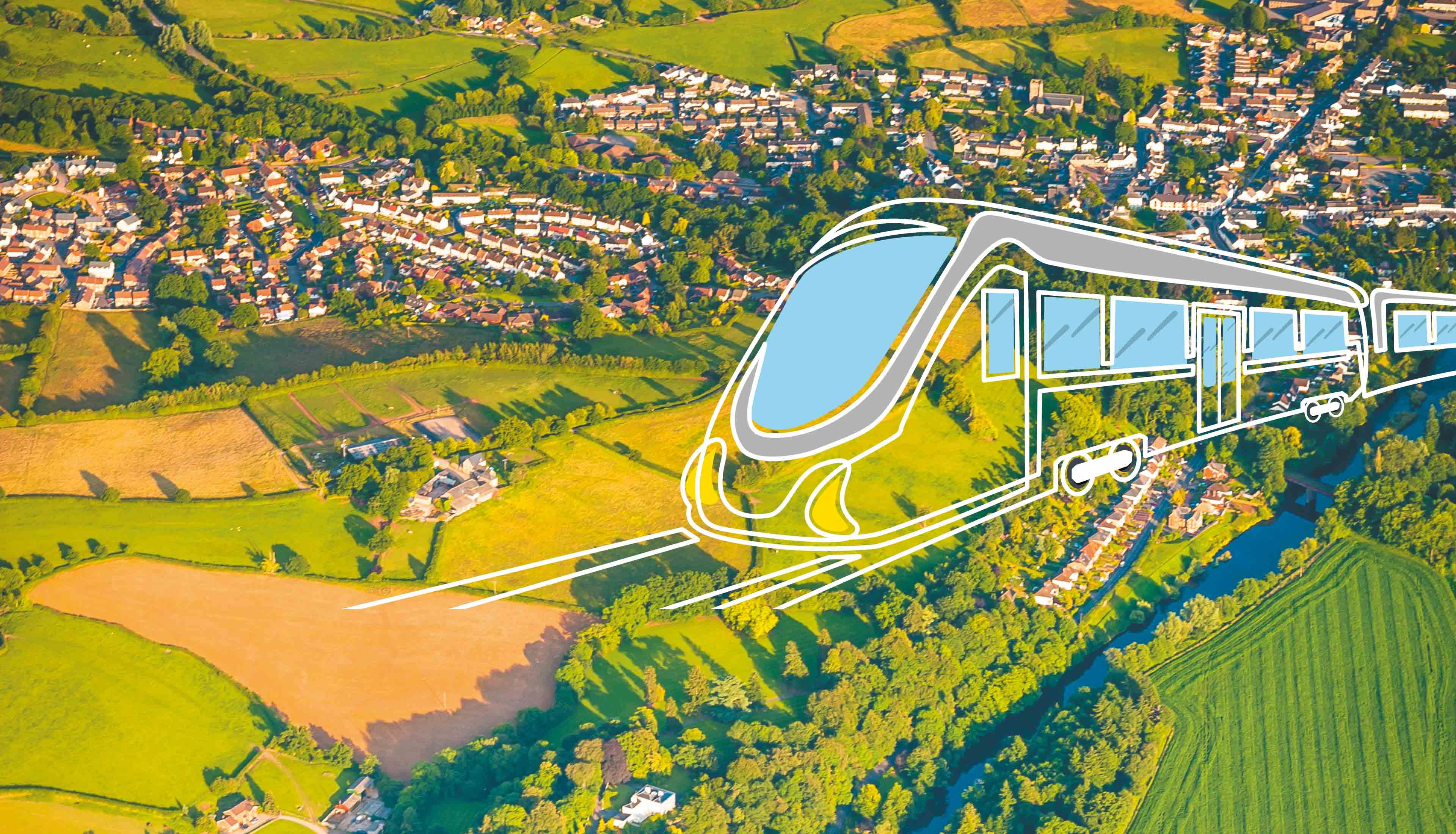 paysage vu du ciel