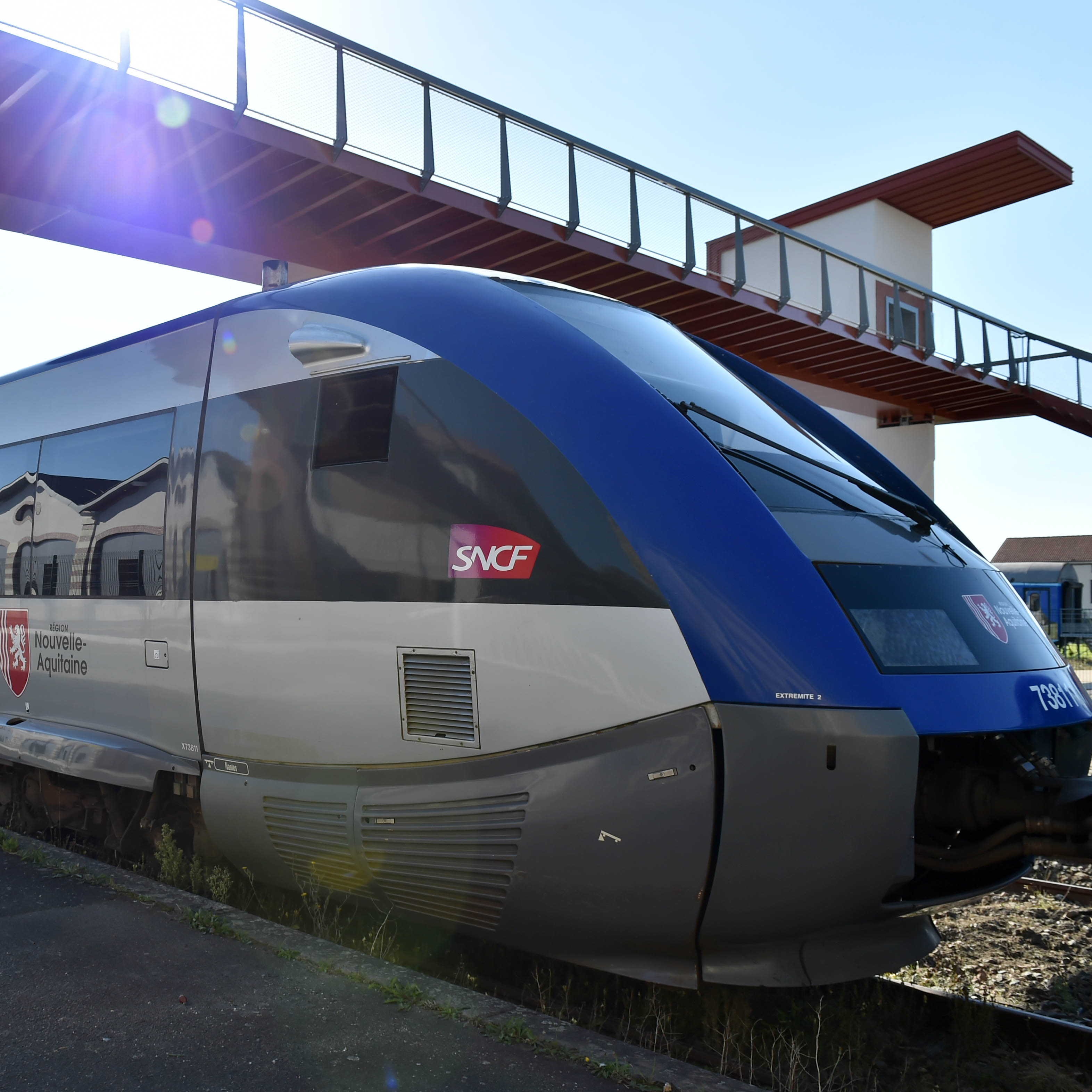 TER en gare de Bressuire, dans les Deux-Sèvres