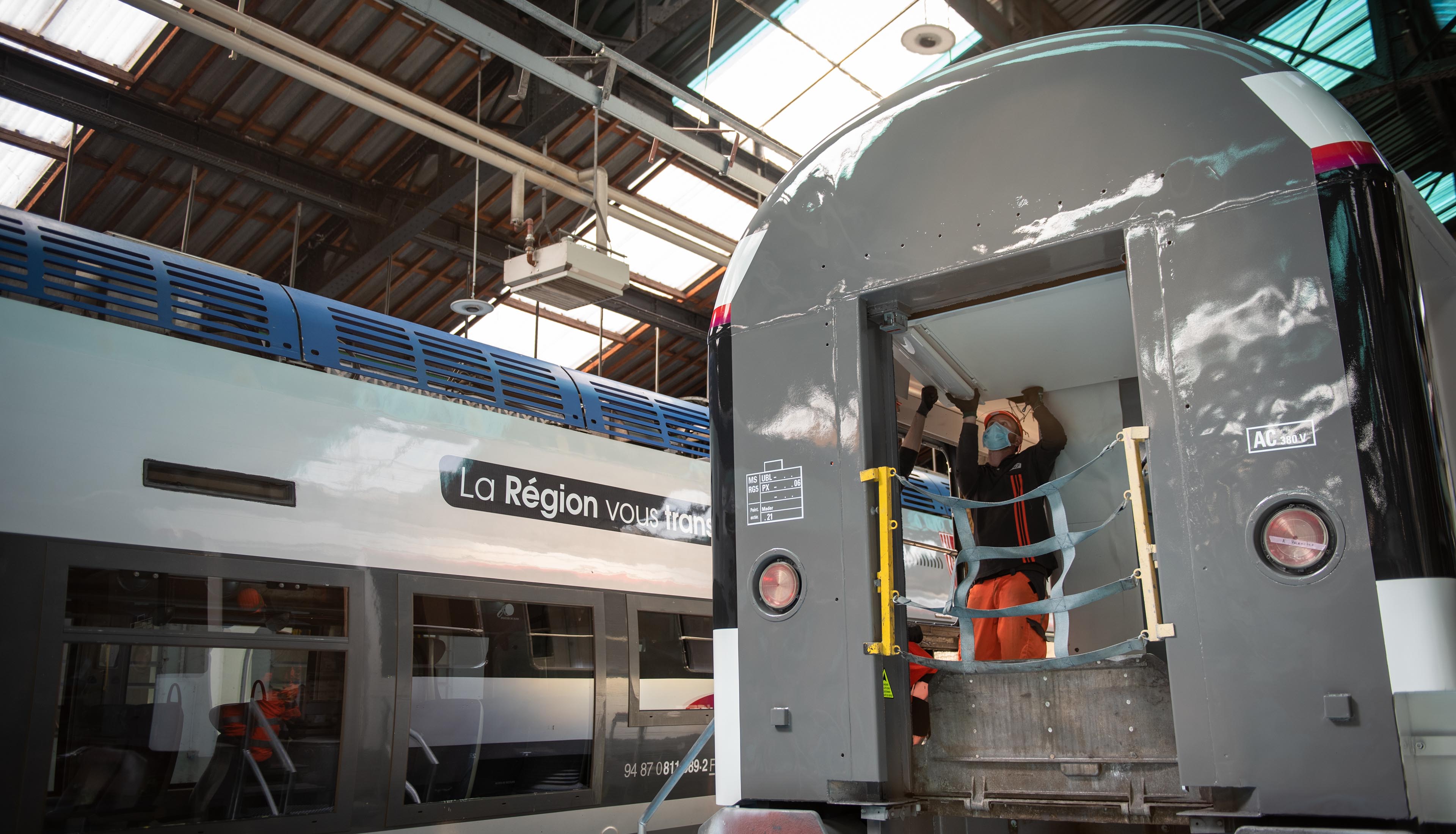 TER modernisé au technicentre de Périgueux