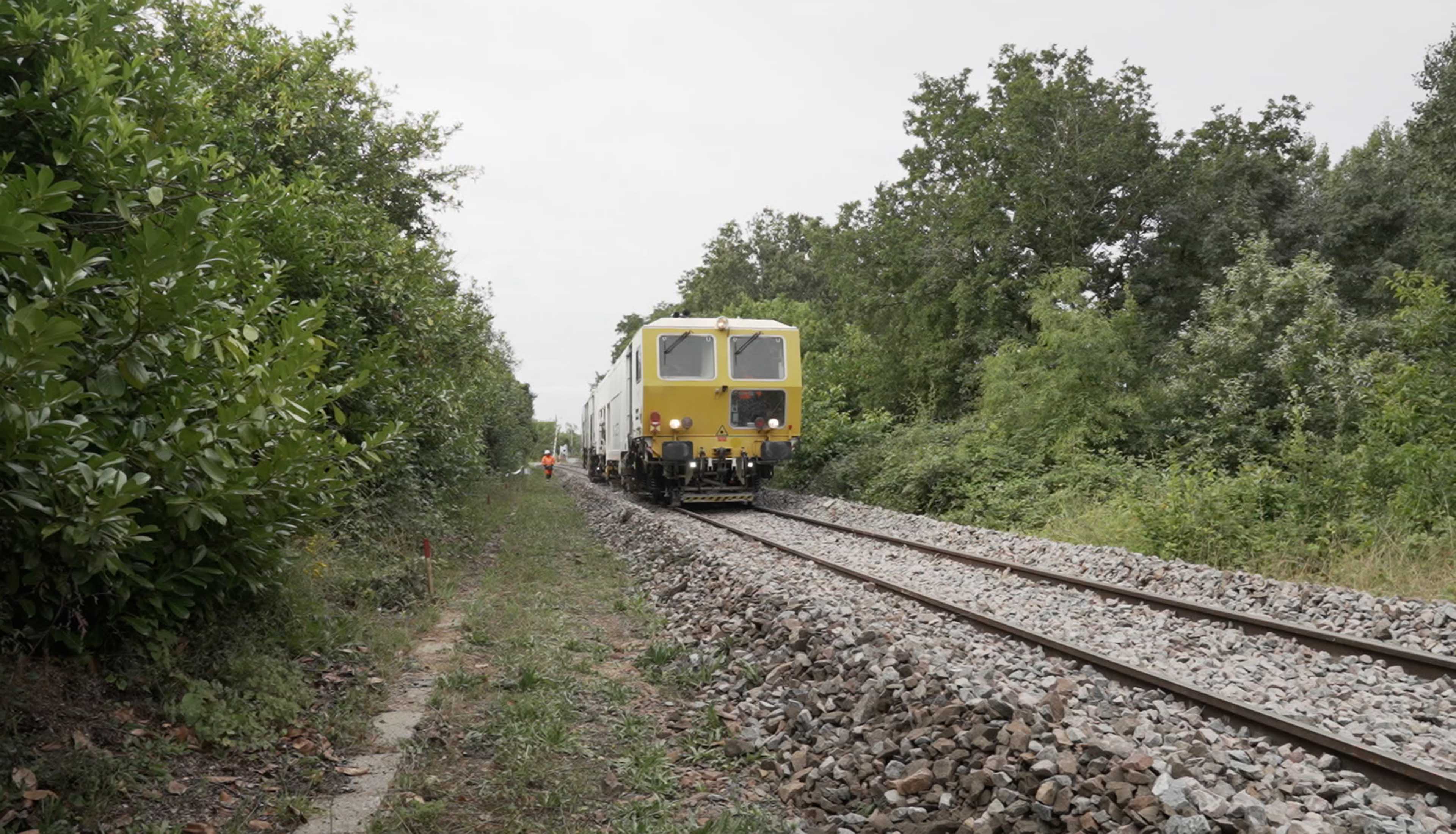 La ligne de fret ferroviaire entre Parthenay et Thouars