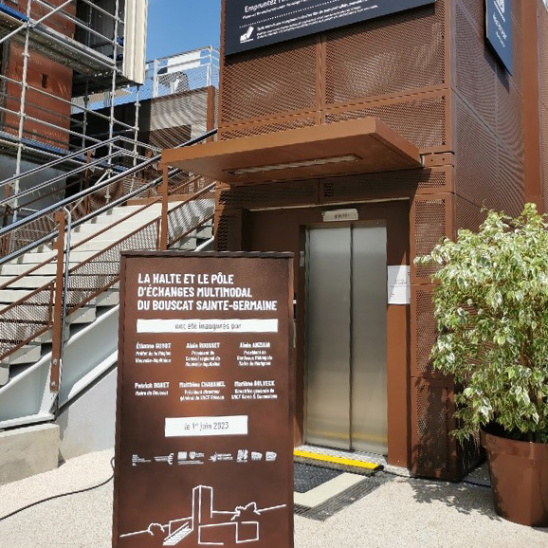 La nouvelle halte du Bouscat-Sainet6germaine