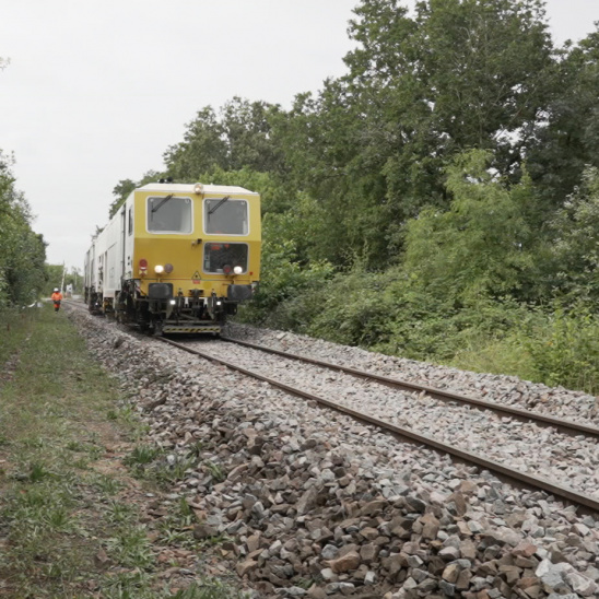 Travaux sur la ligne de fret Parthenay-Thouars