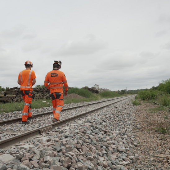 Travaux sur la ligne de fret Parthenay-Thouars