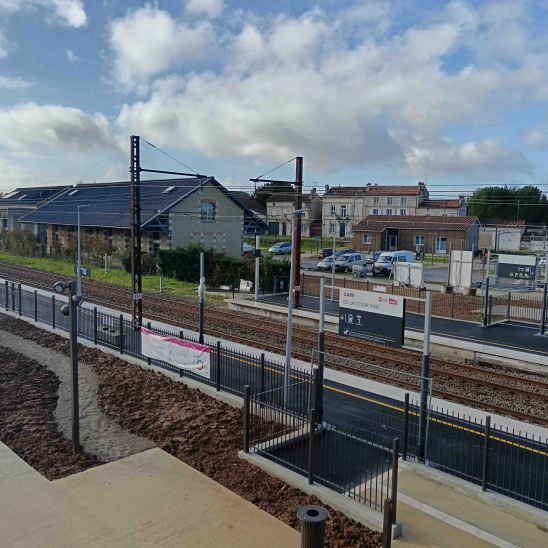 Le pôle d'échange multimodal de La Couronne, en Charente