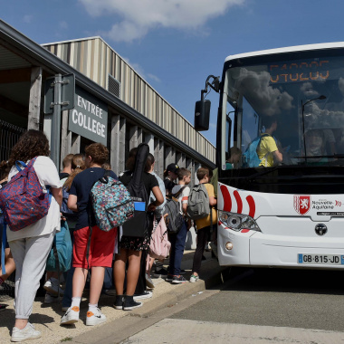 Les transports scolaires en Nouvelle-Aquitaine