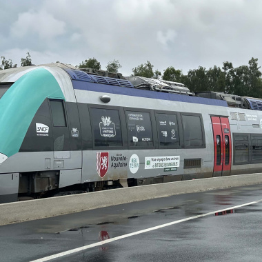 Le premier TER à batteries roulera en Nouvelle-Aquitaine