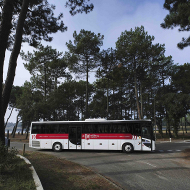 Les lignes régulières dans les Landes