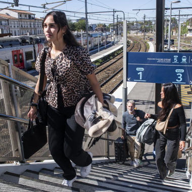 Les lignes ferroviaires en Nouvelle-Aquitaine