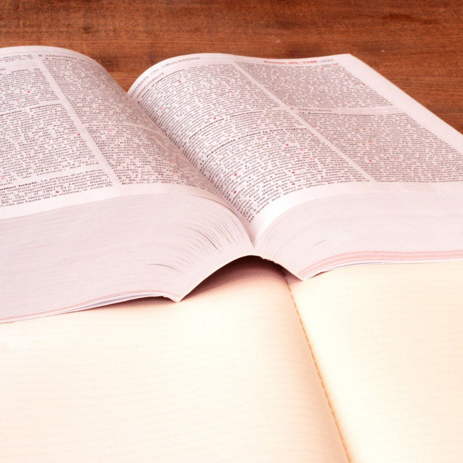 Livre de code (droit) ouvert