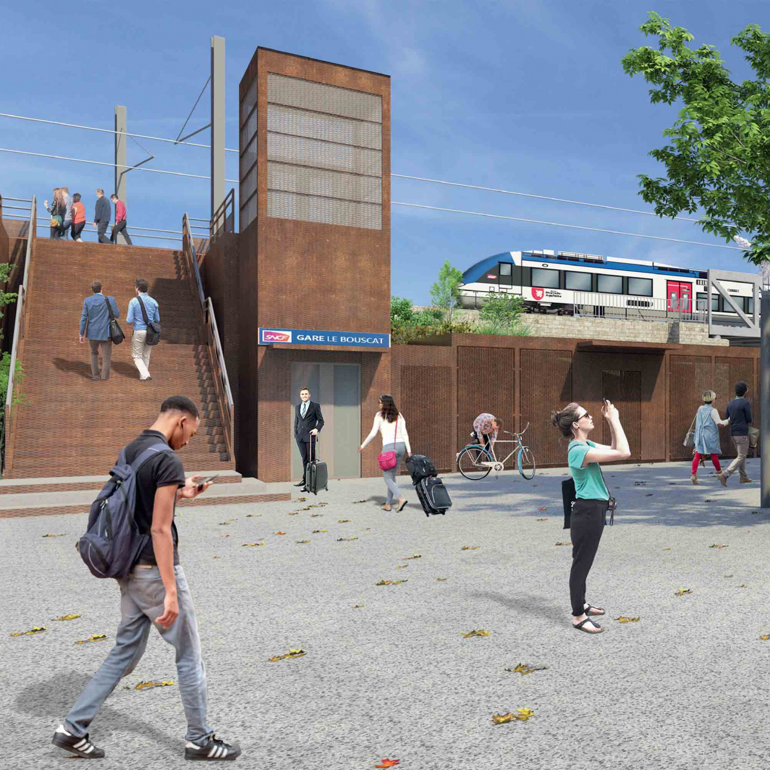 La future halte du Bouscat Sainte-Germaine