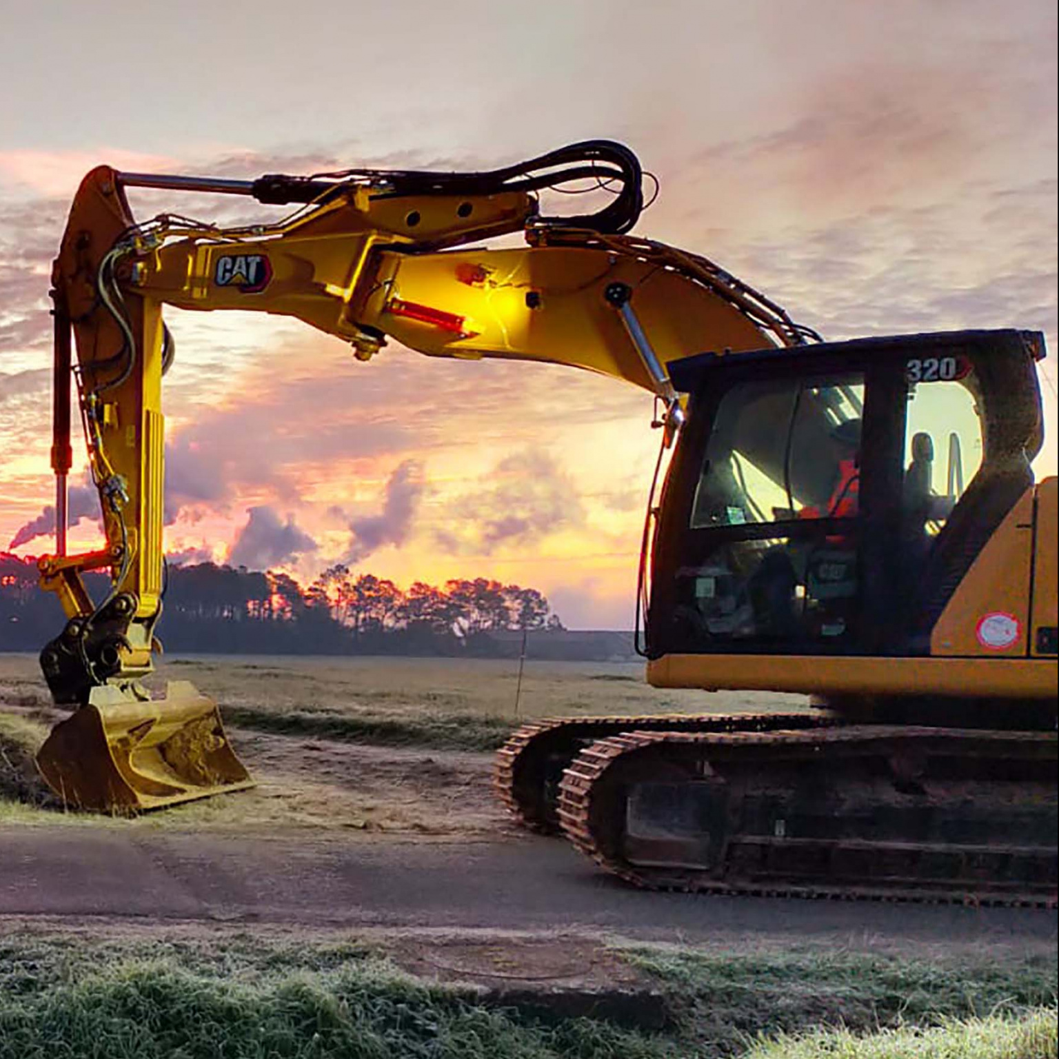 La voie ferrée entre Laluque et Tartas