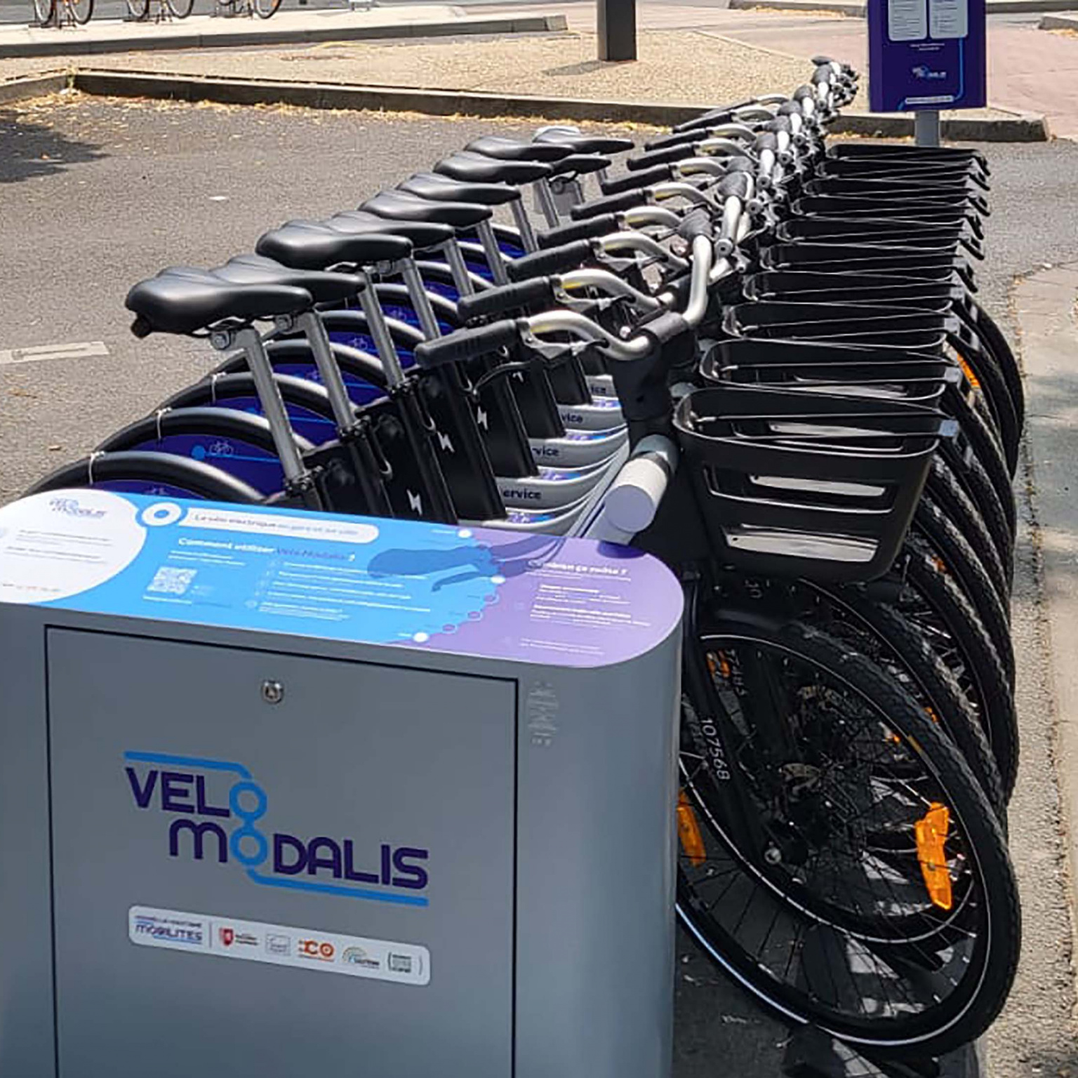 Station de vélos électriques Vélo Modalis