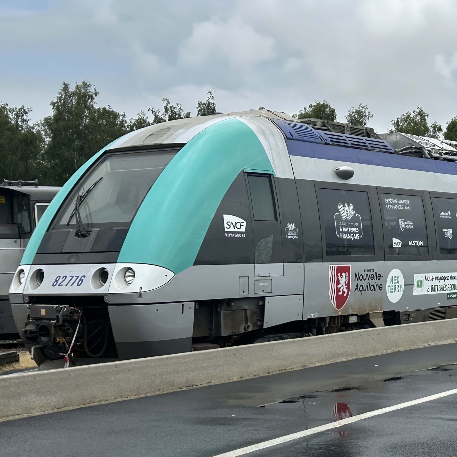 Le TER à batteries rechargeables