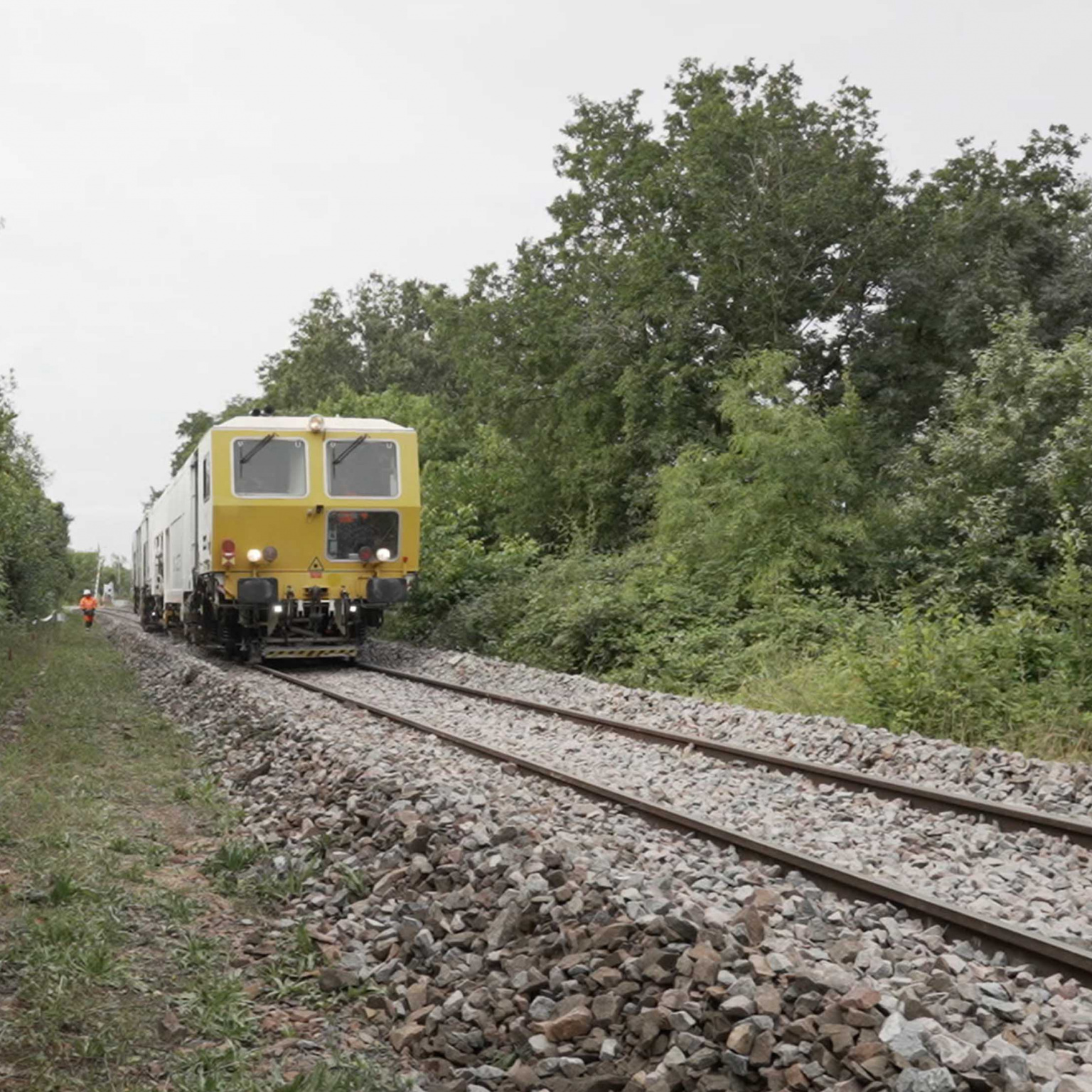 La ligne de fret ferroviaire entre Parthenay et Thouars