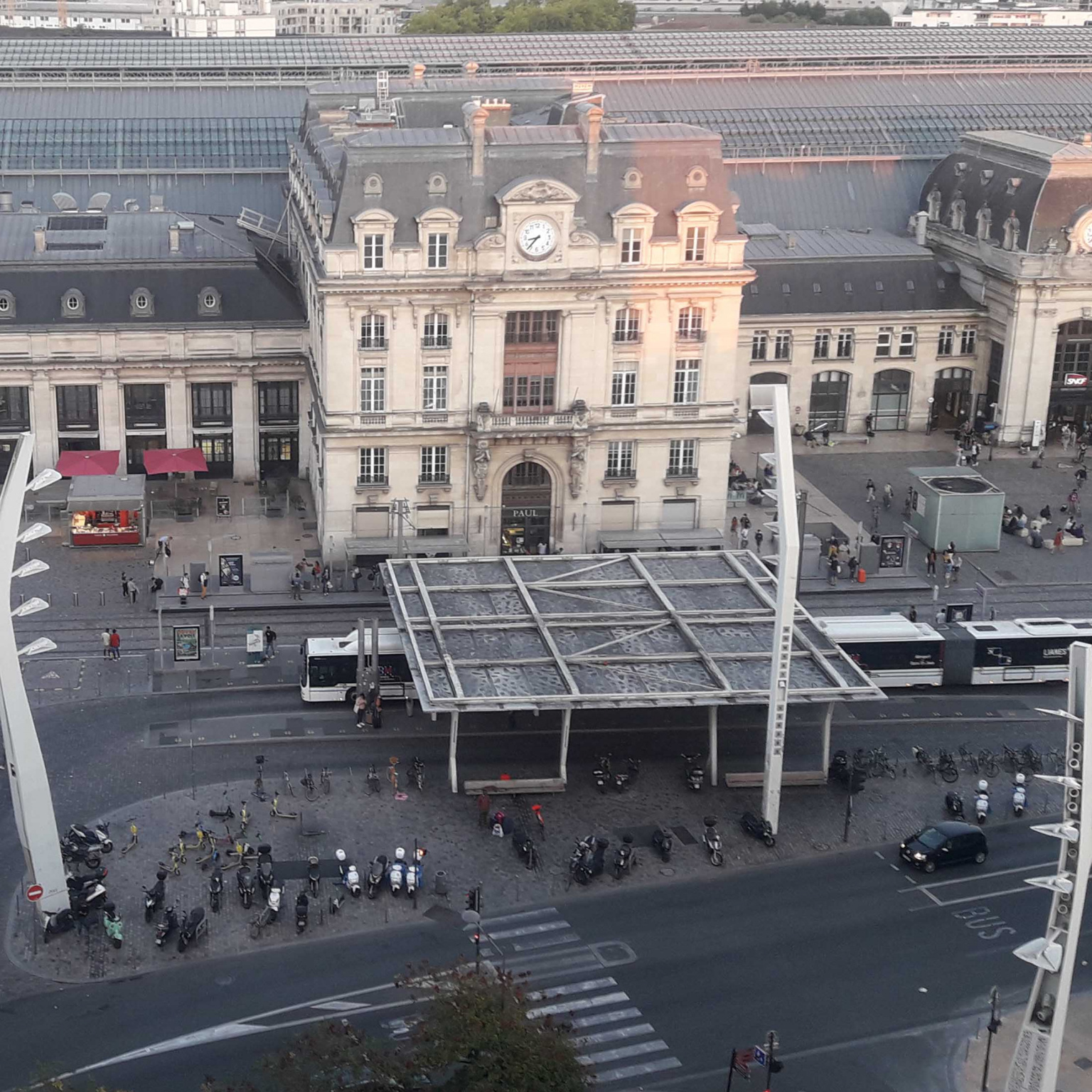 vue de la gare de Bordeaux