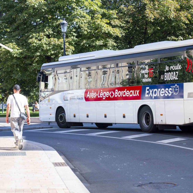 La nouvelle ligne de car express Arès Lège-Cap Ferret – Bordeaux